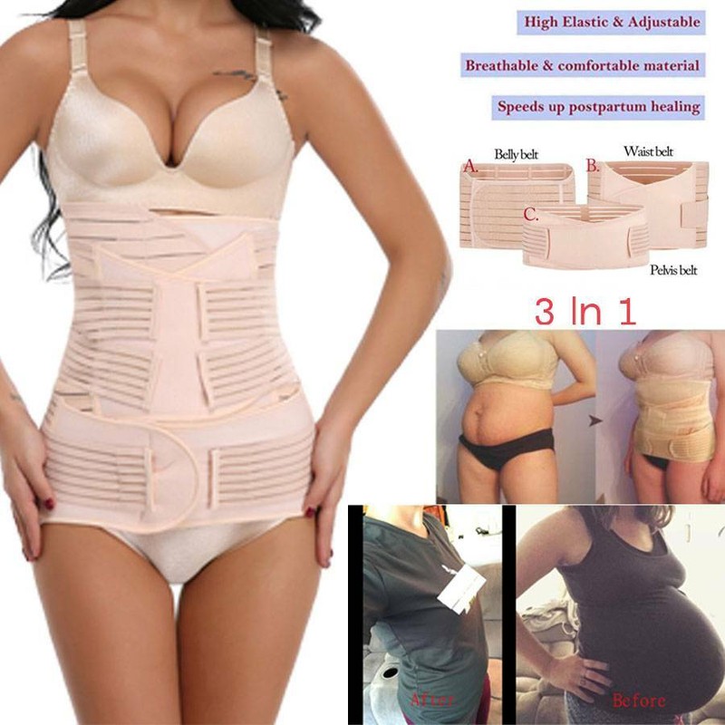 US Faja Para Recuperacion De Cesarea Y Post Parto 3 En 1 Moldeadora De Cintura