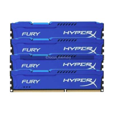 HyperX 32GB (4 x 8GB) DDR3 1600 PC3-12800 HX316C10F/8 Non-ECC Memory for Desktop