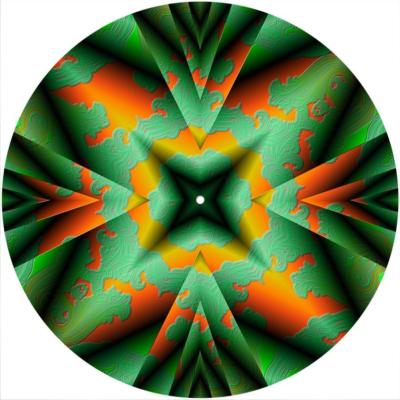 Slipmat Scratch Pad Felt for 12'' Turntable LP DJ Record Player KALEIDOSCOPE 7