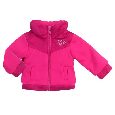Doll Clothes 18" Jacket Hot Pink Fleece Sophia's Fits American Girl Dolls