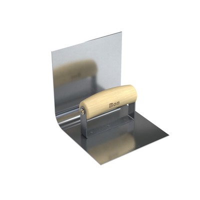 Bon 12-474 Base Tool - Stainless Steel 6-in. X 6-in. - 1-in. Radius 6-in. Lip