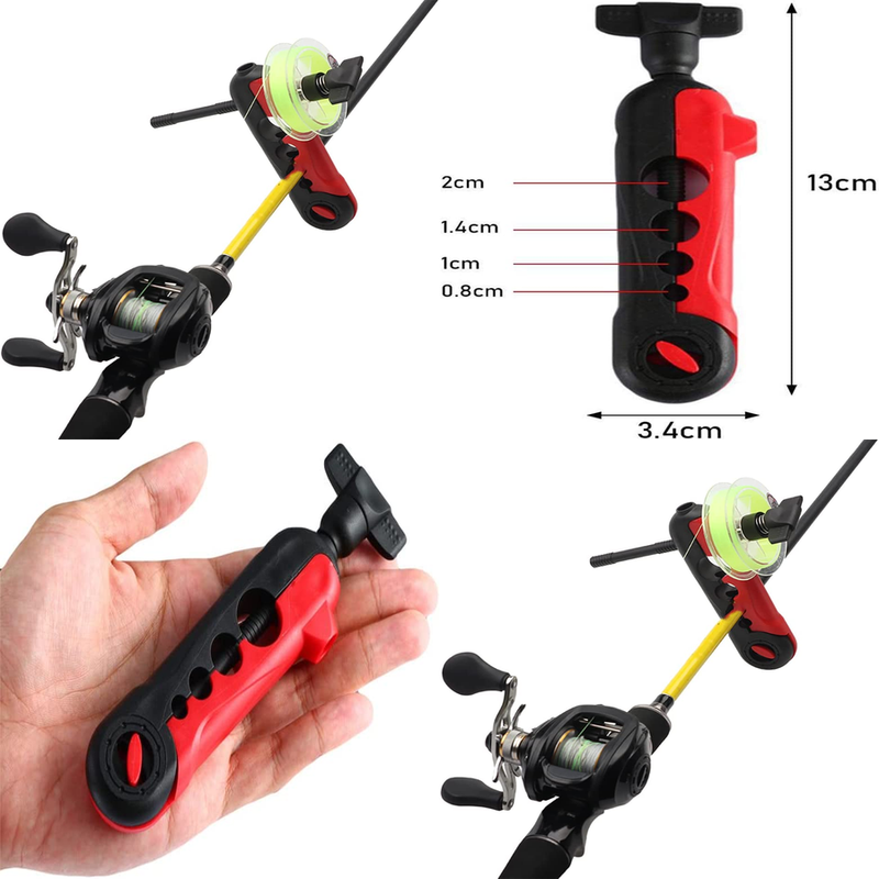 Fishing Line Winder Reel Spooler System Line Spooling Statio