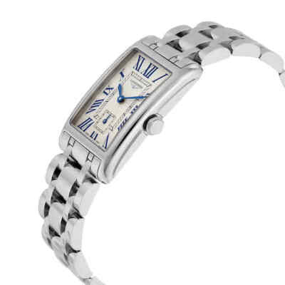 Pre-owned Longines Dolcevita Silver Flinque Dial Ladies Watch L5.512.4.71.6