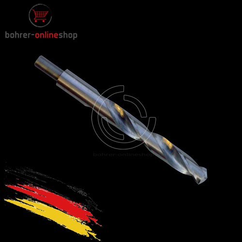 HSS Metallbohrer Spiralbohrer Schaft reduziert für normale Bohrfutter 18mm