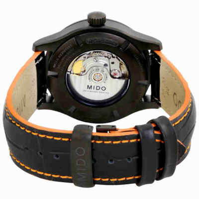Pre-owned Mido Multifort Automatic Black Dial Men's Watch M0054303605180