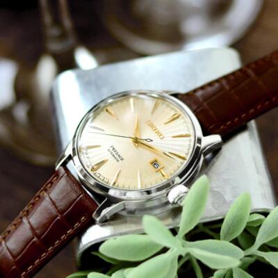 Pre-owned Seiko Presage Sary109 Champaign Gold Mechanical Automatic Men's Watch