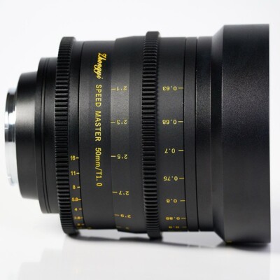 Zhongyi large aperture Manual Cine Lens 50mm T1.0 for Micro 4/3 BMPCC MFT G3 GH4