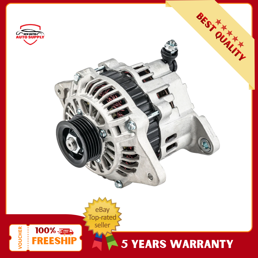 13890A Alternator 80A 12V 5-Groove For 01-05 Subaru Impreza Saab 9-2X H4 2.0L