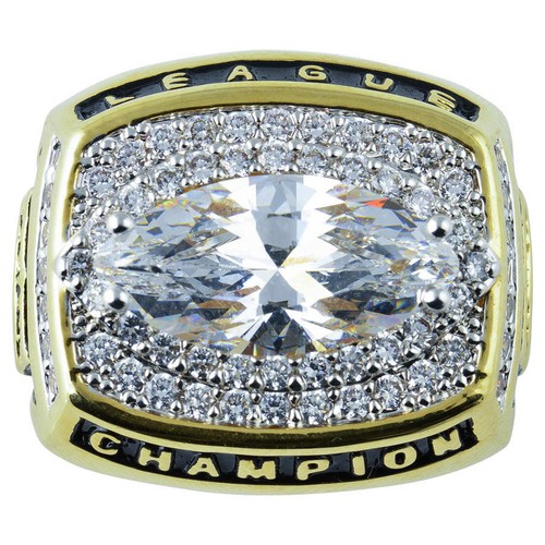 Fantasy Football Ring 2025 - Sammlerring Aus Zinklegierung Mit Kristallstein