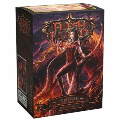 Dromai Art Matte Flesh and Blood 100 ct Dragon Shield Sleeves Standard Size