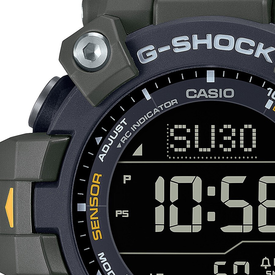 Pre-owned Casio G-shock Master Of Mudman Triple Sensor Model Gw-9500-3jf Men's Watch
