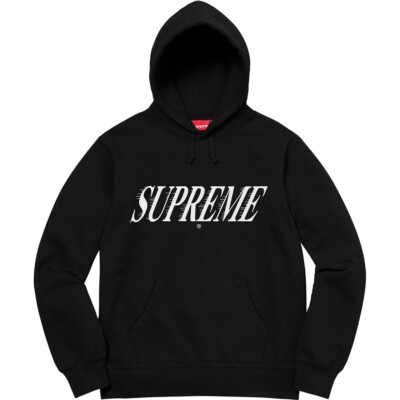 Pre-owned Supreme Crossover Hooded Sweatshirt Black Medium S/s 20