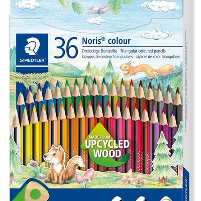 STAEDTLER Noris Colouring Pencils - Assorted Colours (Pack of 36) - NEW