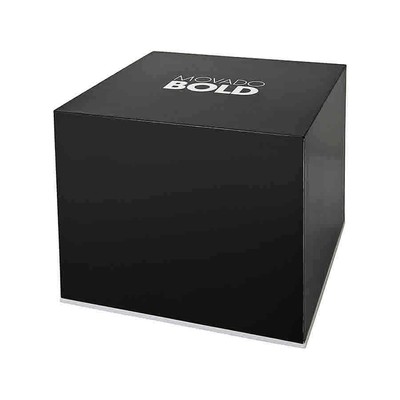 Pre-owned Movado Bold Large Black Dial Black Tr90 Composite Men's Watch 3600047