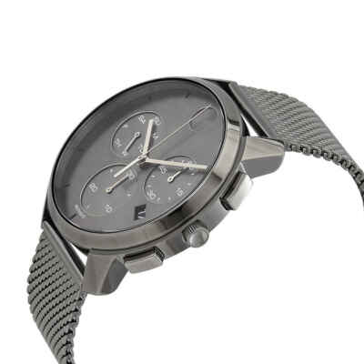 Pre-owned Movado Bold Thin Chronograph Quartz Grey Dial Men's Watch 3600635