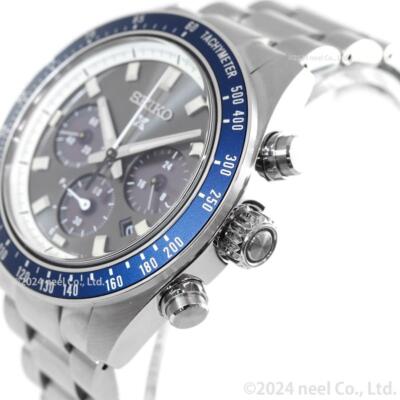 Pre-owned Seiko Prospex Sbdl111 Men Watch Box Japan Speedtimer Sport Solar Chronograph