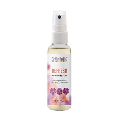 Aura Cacia Refresh Workout Mist 2 жидких унции жидкости