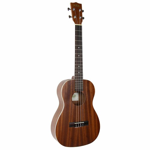 Kala KA-B Satin Mahogany Baritone Ukulele w/ Ukulele Gigbag, Tuner and Cloth