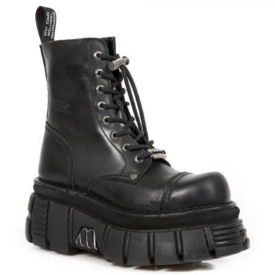 NEW ROCK BOTAS PIEL MILITAR UNISEX ROCK ORIGINAL PLATAFORMA M.NEWMILI083-S21