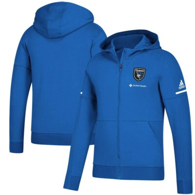 Adidas MLS San Jose Quakes Travel Jacket Blue/White  