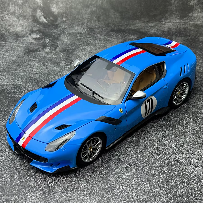 ミニカー f12tdf  box bbr 1/18 BBR Ferrari F12 TDF (Titanium Grey) Diecast Car Model