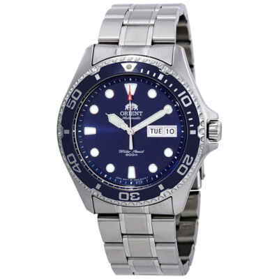 new orient ray ii automatic blue dial mens watch faa02005d9 116262076940