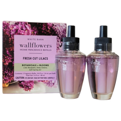 NEW Bath & Body Works Fresh Cut Lilacs Wallflower Refill Bulbs 2
