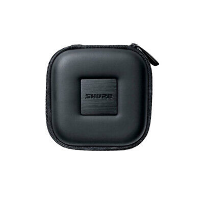Shure Square Zippered Carrying Case for All Shure Earphones , New!