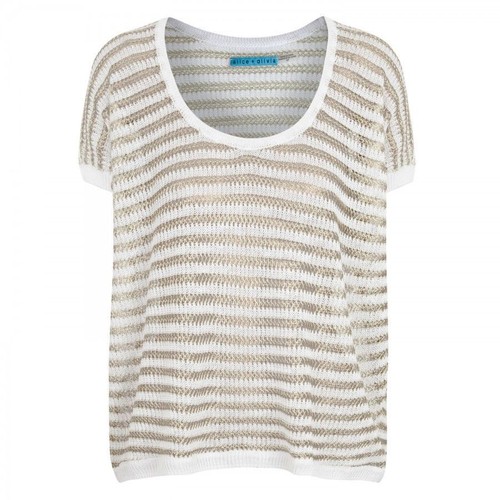 シャツ+ブラウス(半袖+袖なし) Alice+Olivia - Alice Olivia Edyth Ruffle-Sleeve Blouse Alice + Olivia Edyth Ruffle-Sleeve Draped Blouse on SALE