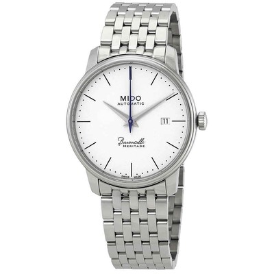 Mido Baroncelli III Automatic White Dial Men's Watch M0274071101000