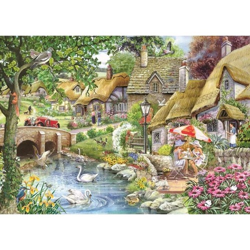 House Of Puzzles Morning Coffee 1000 Piece Jigsaw Puzzle Toys HP0532