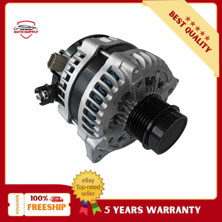 44005 Alternator 215A  12VCW 6-Groove Pulley For 15-20 Ford F-150 V6 2.7L 3.3L