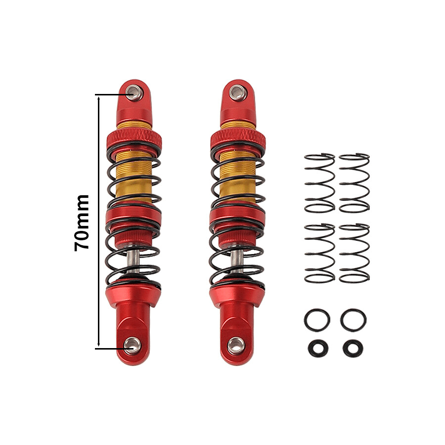 Metal Shock Absorber Oil Damper for 1/10 Axial AXI03007 RBX10 TRX4 SCX10 DIY RC