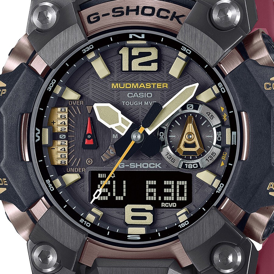 Pre-owned Casio Gwg-b1000-1a4jf Master Of Mudmaster Watch Limited-production Triple Sensor