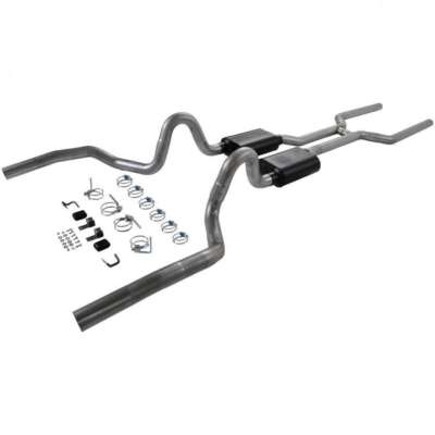 Flowmaster American Thunder Header-Back Exhaust For 68-72 Chevelle V8 3in