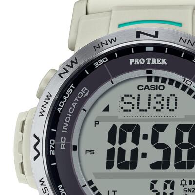 Pre-owned Casio Pro Trek Prw-35-7jf Men Watch Climber Triple Sensor Digital Solar Atomic