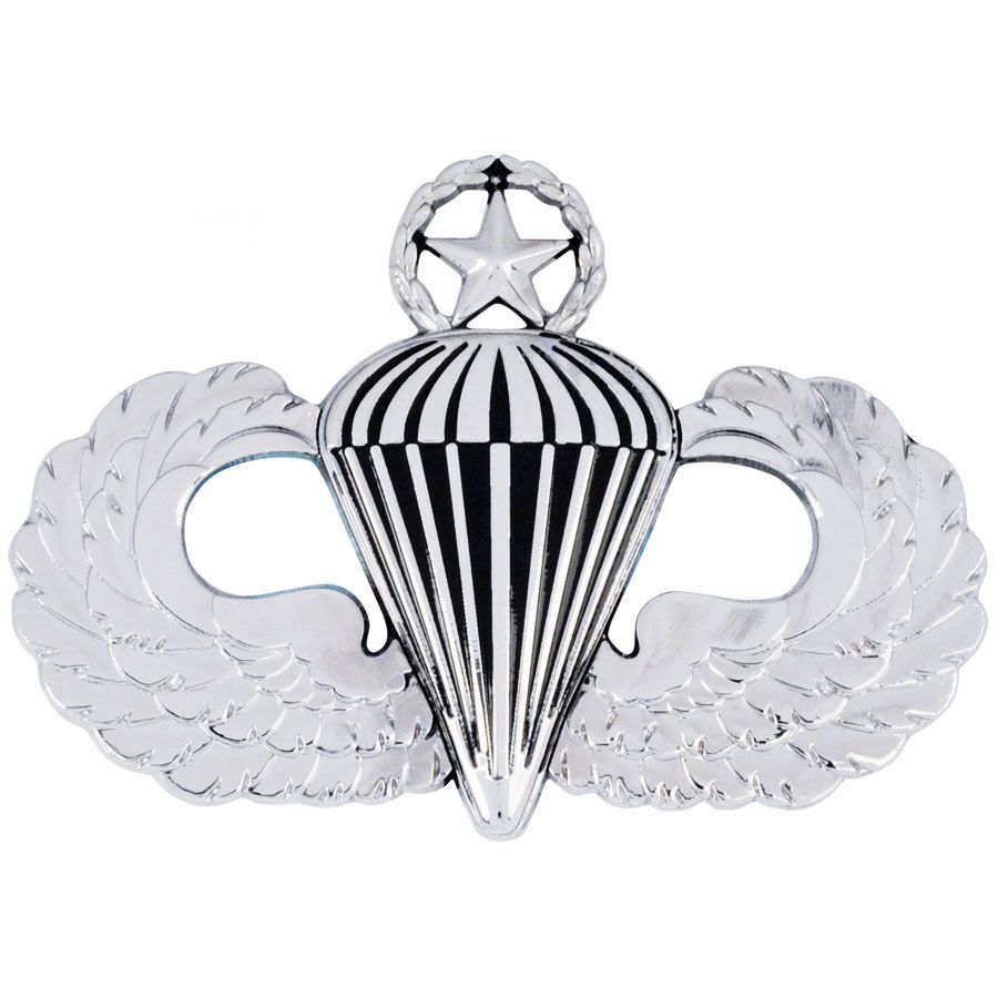 Master Parachutist Auto Emblem