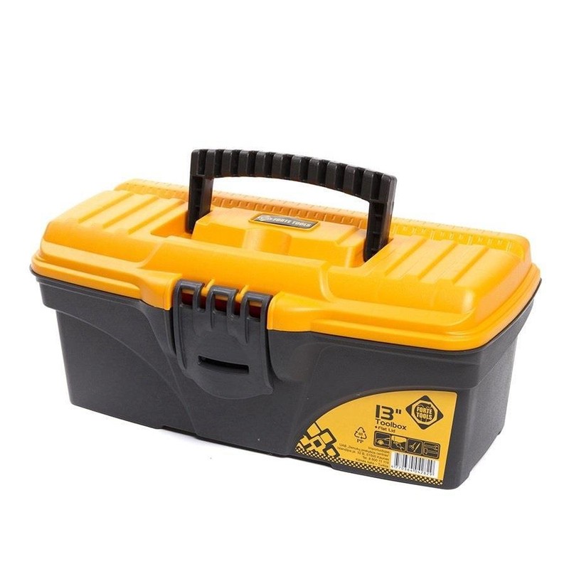 Werkzeugbox Leer 16,5x13,6x32 Cm Werkzeugkoffer Werkzeugkasten Werkzeugkiste