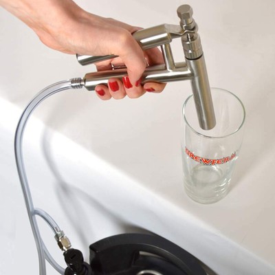 Pluto Beverage Gun - Stainless Steel Model BEER GUN from Keg King (Bare Unit)