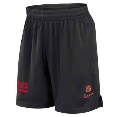 San Francisco 49ers Nike 2024 Sideline Performance Mesh Shorts Men NFL Training