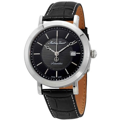 Мужские часы Mathey-Tissot City с автоматическим черным циферблатом HB611251ATAN