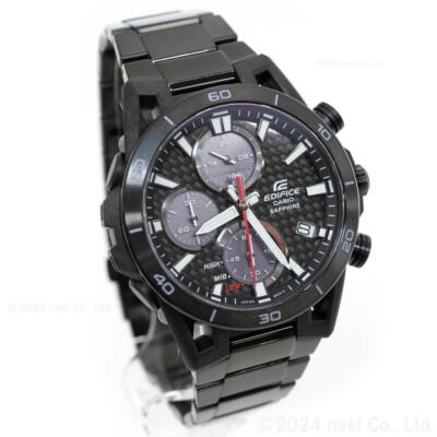 Pre-owned Casio Edifice Sospensione Efs-s640ydc-1ajf Men Watch Chronograph Solar Carbon