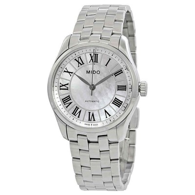 Pre-owned Mido Belluna Ii Mop Dial Ladies Watch M024.207.11.110.00