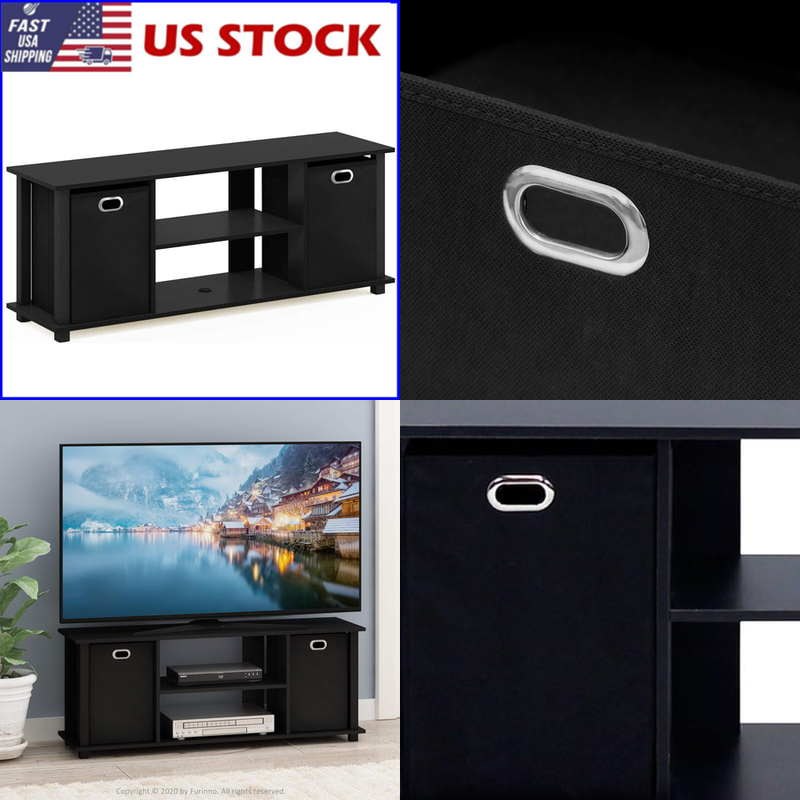 Entertainment Center Console W/ Storage Cabinet Living Room Hot