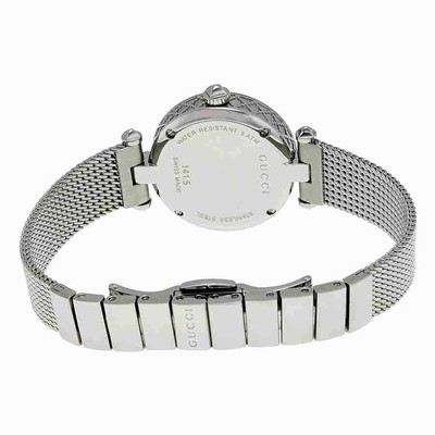 Pre-owned Gucci Diamantissima Mop Dial Ladies Watch Ya141504