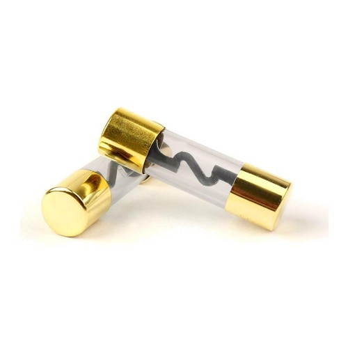 20 Pack Gold Plated High Quality Glass 50 Amp Car Audio Amp Inline AGU Fuse 50A