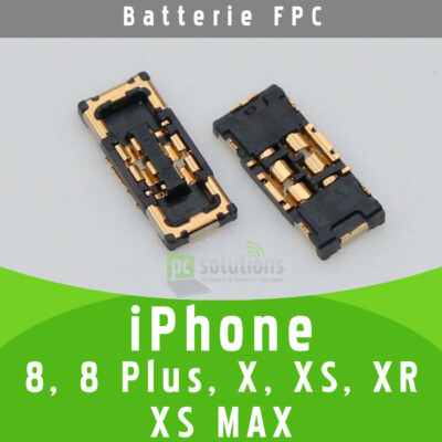 ✅ iPhone 8 8+ X XR XS MAX Batterie FPC Connector Akku Anschluss Battery