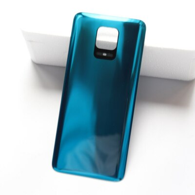 For Xiaomi Redmi Note 9 Pro 9S Glass Battery Rear Back Door Cover Housing Case
