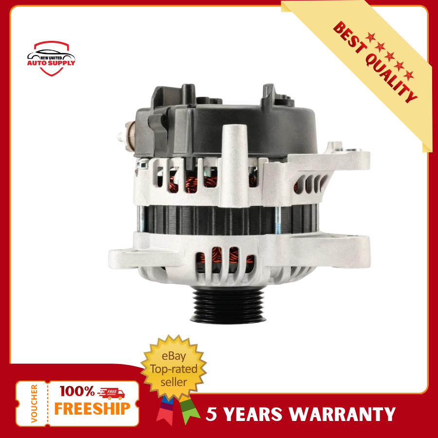 Alternator 11015 110A 12V 6-Groove CW for 02-10 Hyundai Dodge Ram V6 2.7L