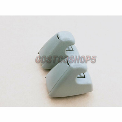 Sun Visor Hook Clip Gray Left & Right for Buick Verano Chevrolet Cruze Sonic